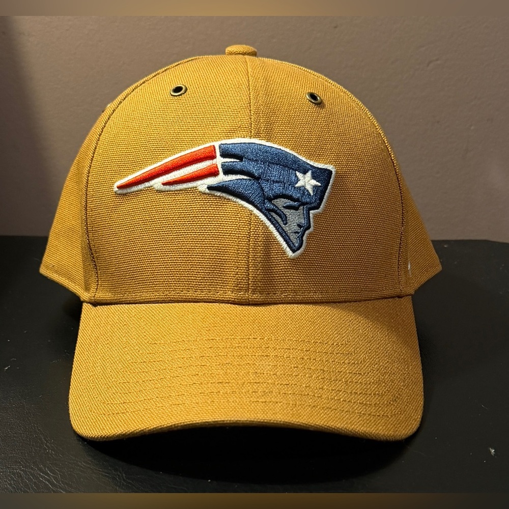 New England Patriots X Carhartt ‘47 Brand Snapback Hat Baseball Cap Duck Brown